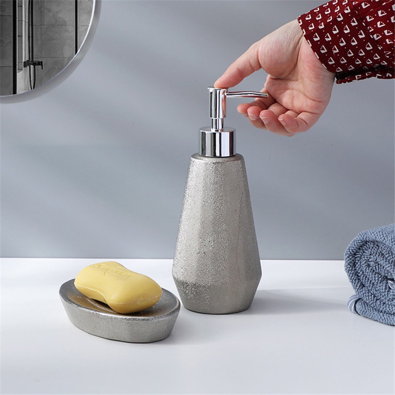 Bộ Bốn Món Bàn Chải Đánh Răng Sáng Tạo Kiểu Châu Âu Sang Trọng Trang Trí Phòng Tắm