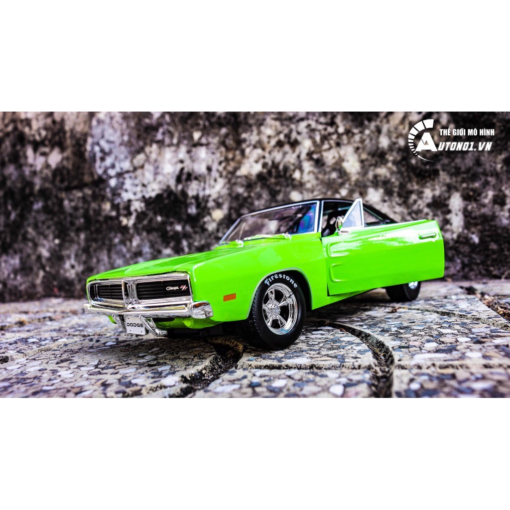 MÔ HÌNH XE CLASSIC MUSCLE - 1969 DODGE CHARGER 1:18 MAISTO 2900