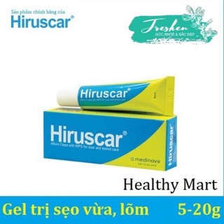 Hirucar - Cải thiện sẹo vừa, lõm, thâm (chính hãng)