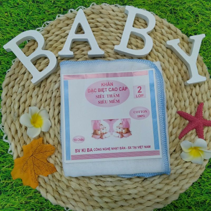 Sét 10 Khăn sữa# sét 10 khăn vải màn # khăn xô 2 lớp - 3 lớp - 4 lớp