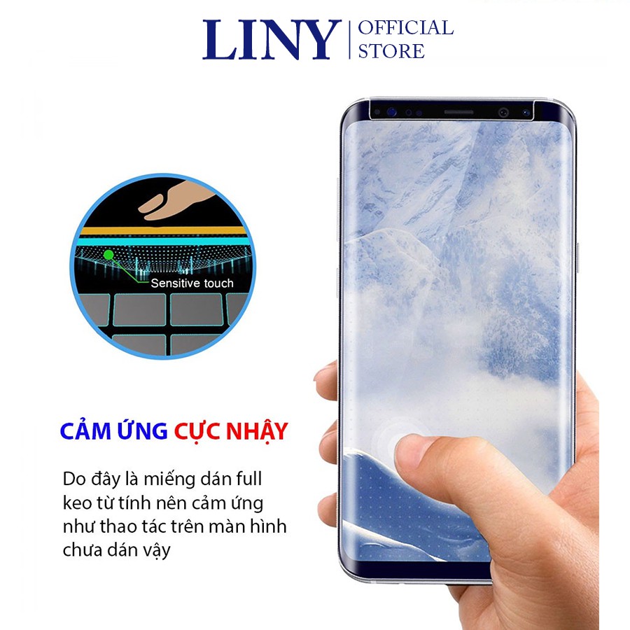 Kính cường lực UV Samsung S20 S20 Plus S20 Ultra S10 S10 Plus S9 S9 Plus S8 S8 Plus S7 Edge bảo vệ máy toàn diện