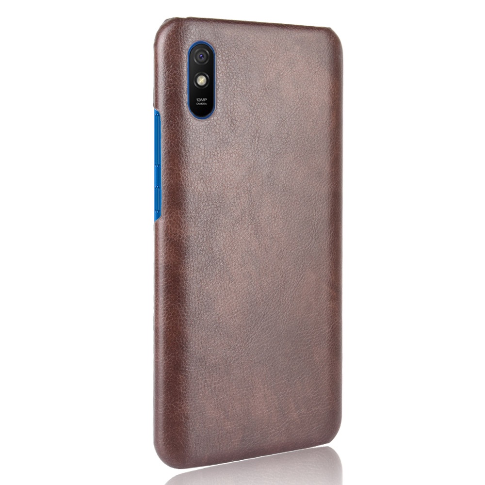 Ốp Điện Thoại PC Cứng Phối Da PU Nhám Thời Trang Sang Trọng Cho Redmi 9A 9C 9i 8 8A 7A 6A