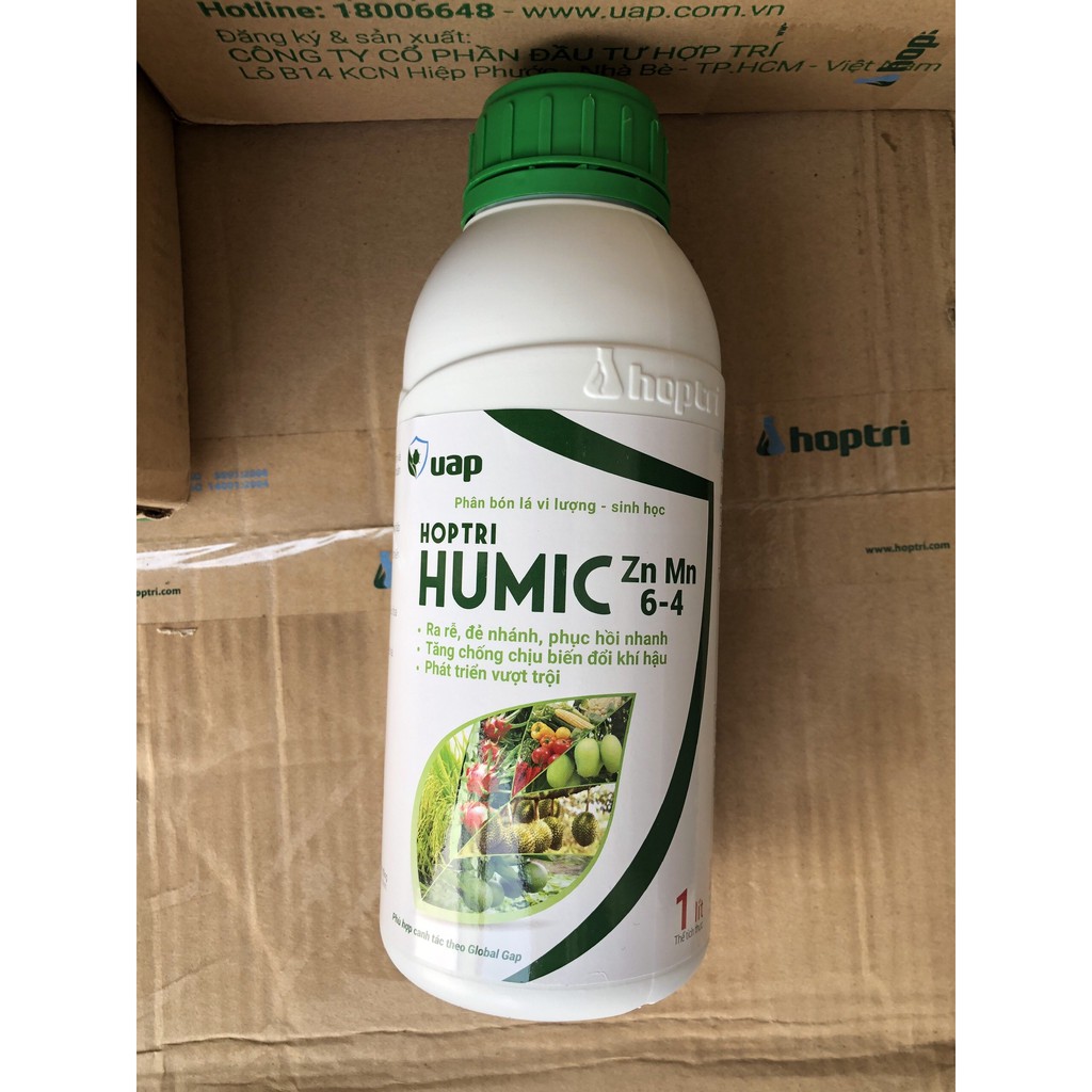 Hợp Trí Humic Zn Mn 6-4 - Phân bón lá vi lượng