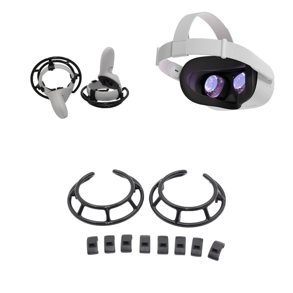 Bộ Khung Silicon Bảo Vệ Tay Cầm Chơi Game Oculus Quest 2