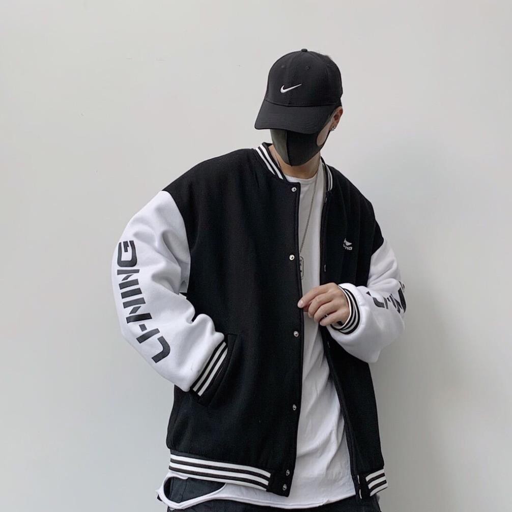 🍓 Áo BOMBER Bóng Chày LI NING Siêu Đỉnh_ 👍 Style Hàn Siêu Hot, Bao Chất Bao Dàng FREESIZE FREESHIP [SIÊU RẺ]
