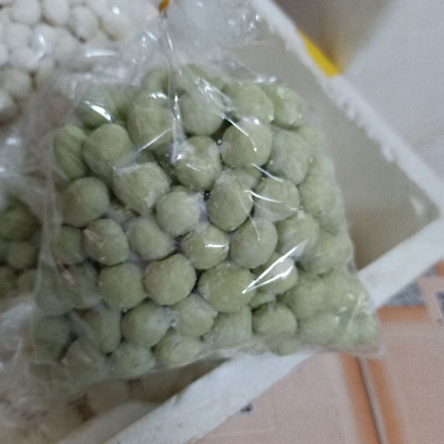 Trân châu nhân dừa xanh lá nếp (500g) ( chỉ ship Hà Nội)