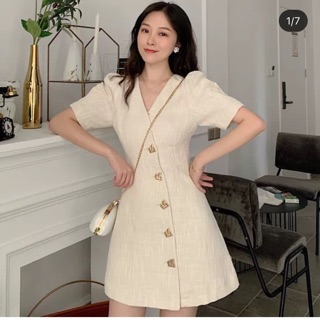 Váy tay bồng chất đẹp
