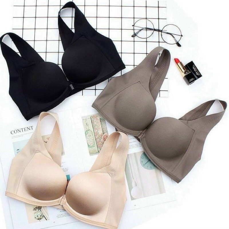 siêu phẩm áo lót cài trước nâng ngực  siêu xinh có video thật ạ