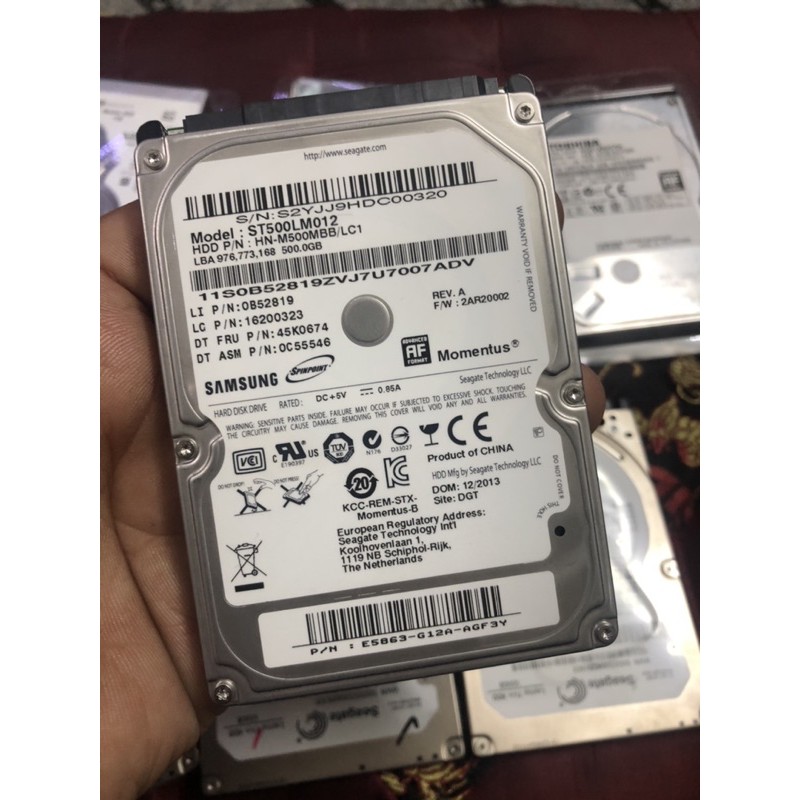 Ổ cứng Laptop - HDD 2.5 Sata - Bóc máy - Đã qua sử dụng. 99% Như mới