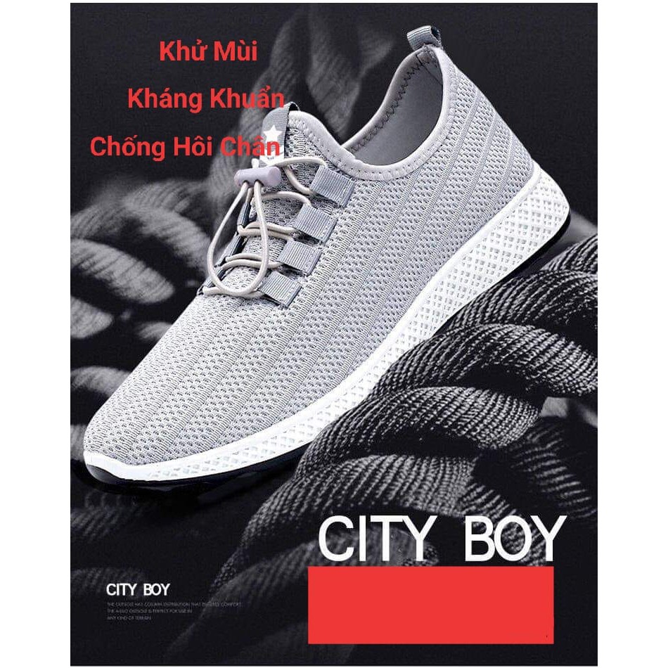 giầy vải lưới thoáng khí mù hè