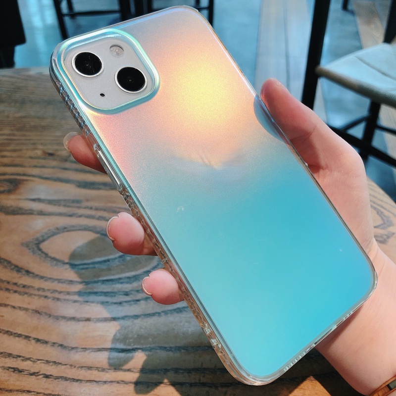 Ốp Điện Thoại Mềm Màu Gradient Sang Trọng Cho iPhone 13 12 11 Pro MAX XS MAX XR 7+ 8 Plus