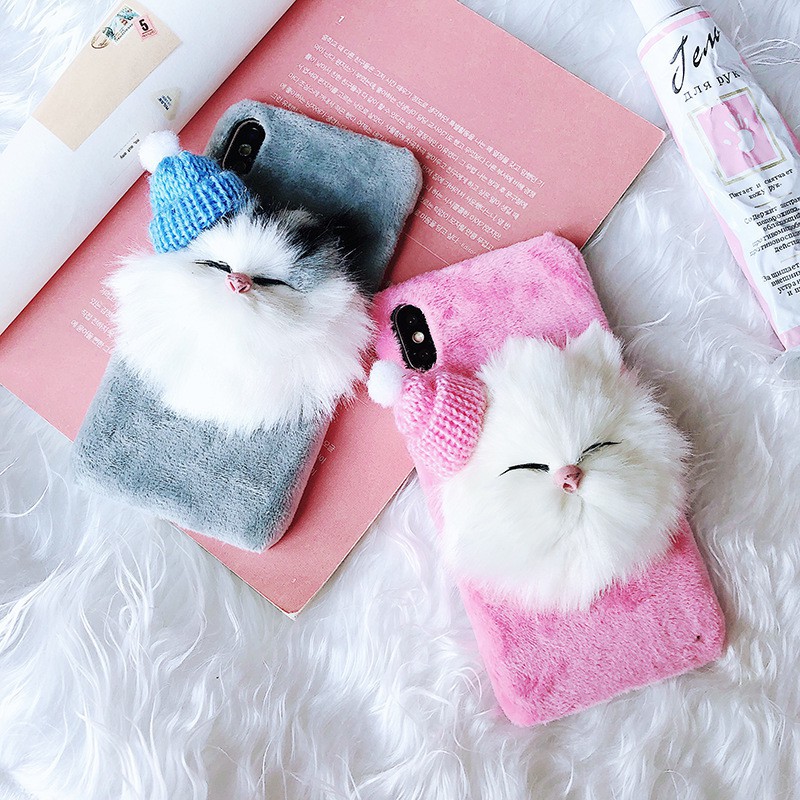 Ốp Iphone Mèo mũ 6/6s,6Plus/6sPlus,7/8,7Plus/8Plus,X/Xs,XsMax