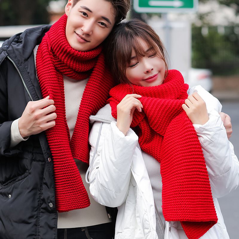 Khăn choàng cổ len nam nữ mùa đông, khăn ống Style Hàn Quốc thanh lịch ấm áp