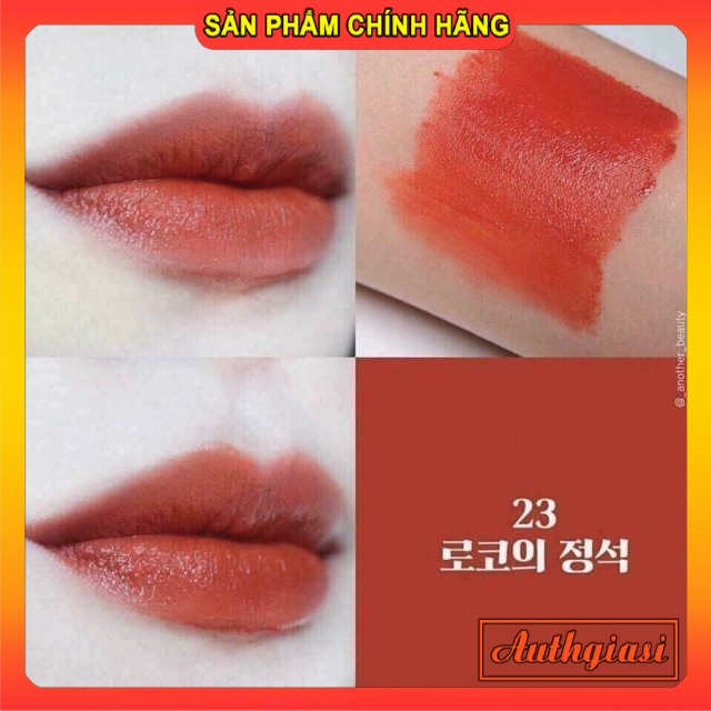 Son kem lì BBia Last Velvet Lip Tint Auth 100% mềm mịn môi lên màu siêu đẹp