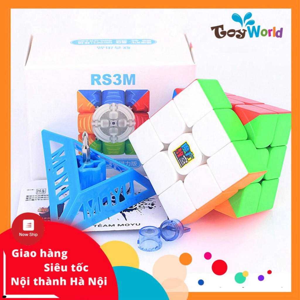 [ToyWorld] Rubik RS3M 2020 3x3 Stickerless MF3RS V3 (có nam châm hãng Mod)