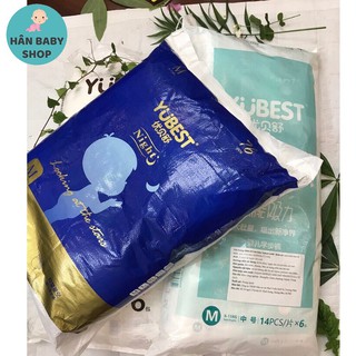 [Free Ship] Tã, Bỉm Yubest Night Dòng Cao Cấp Nội Địa Trung Nhập Khẩu Dán/Quần Đủ Size S84/M76/L72/Xl68/Xxl64/Xxxl60