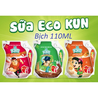 Sữa Lif Kun túi 110ml Gói Hương Sôcola/Cam/Dâu