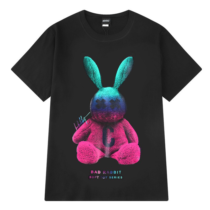 Áo phông Bad Rabbit  nelly(FREESHIP TOÀN QUỐC) áo thun tay lỡ from rộng unisex chất cực đẹp [SIÊU RẺ] Áo Thun