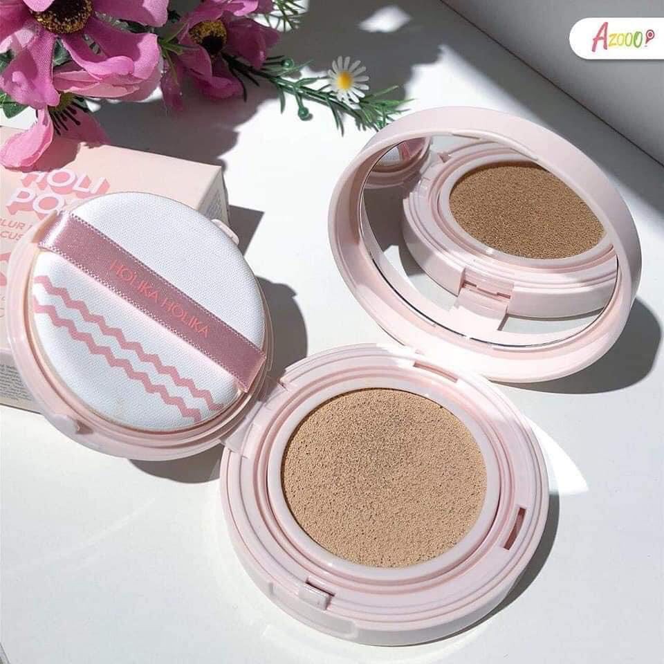 Phấn nước Holika Holika Holi Pop Blur Lasting Cushion SPF50+ PA+++ | WebRaoVat - webraovat.net.vn