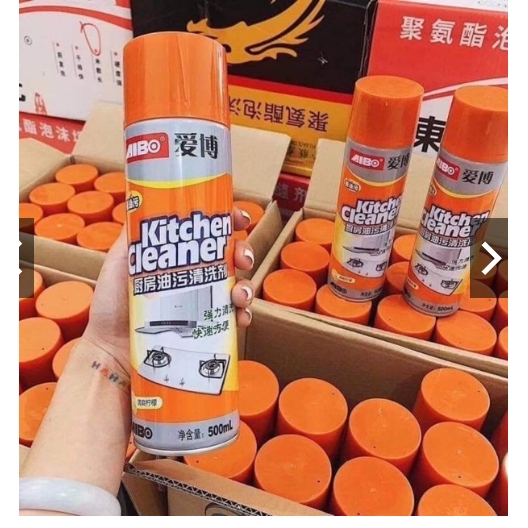Bình xịt bếp màu cam kitchen siêu sạch