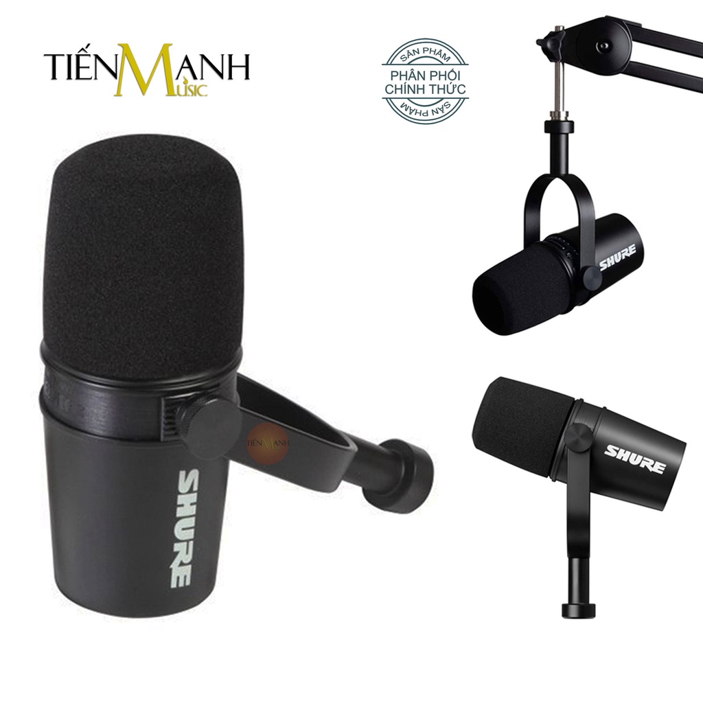 [Chính Hãng] Micro Shure MV7-X Livestream Podcast Mic Thu Âm Phòng Thu MV7X Studio Microphone Biểu Diễn MV7