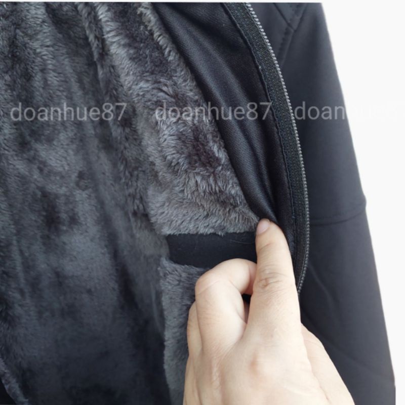 Áo khoác nam trung tuổi đại hàn lót lông cho người trung và cao tuổi siêu ấm áp