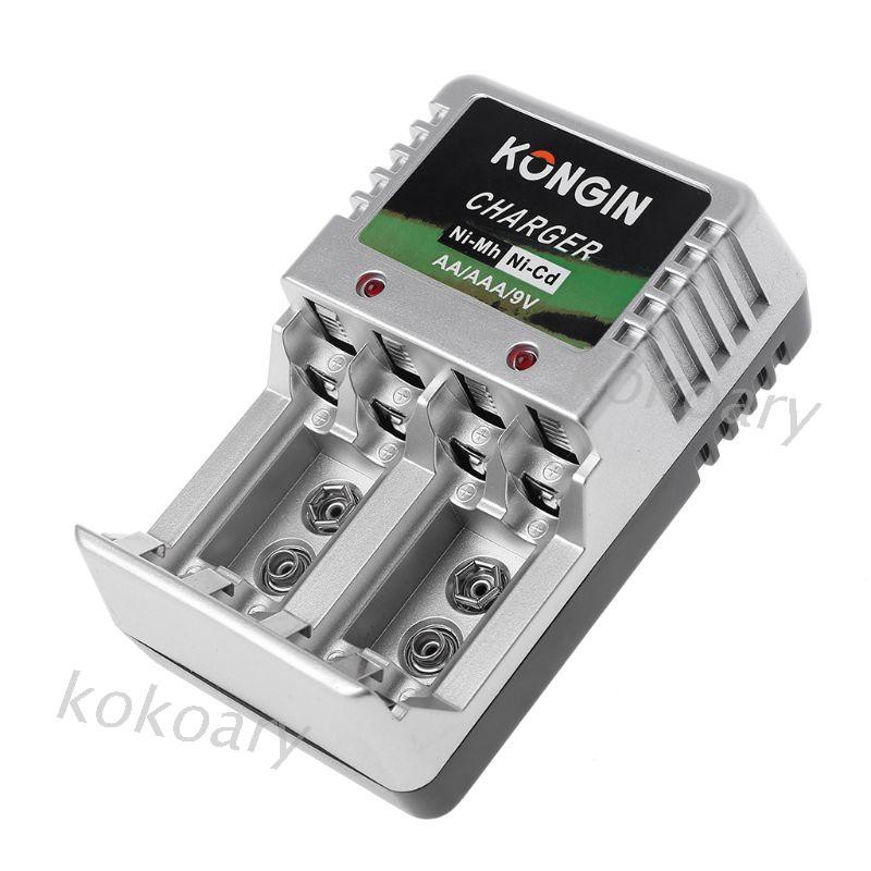 Bộ Sạc Pin Aa Aaa 9v Ni-Mh Ni-Cd
