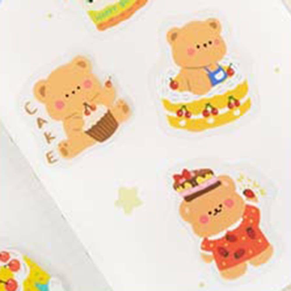 Gói 40 Miếng Dán Hoạt Hình Động Vật Trang Trí Sổ Tay DIY