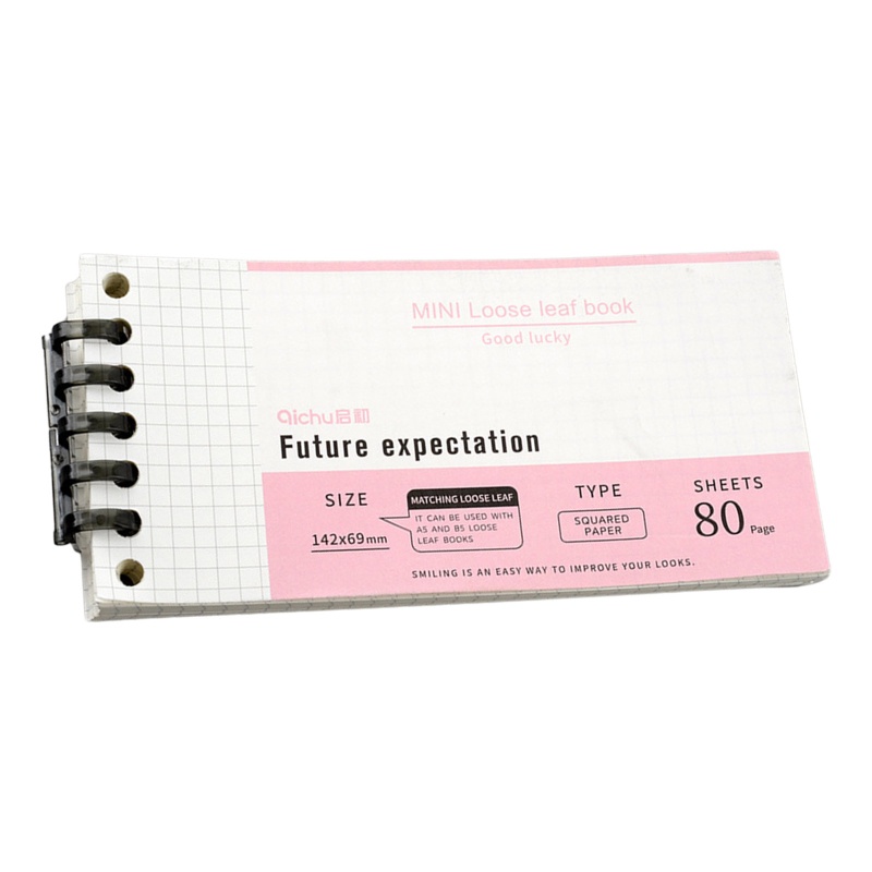 Set 80 Tờ Giấy Note 7 Lỗ Dành Cho Sổ Tay A5 B5