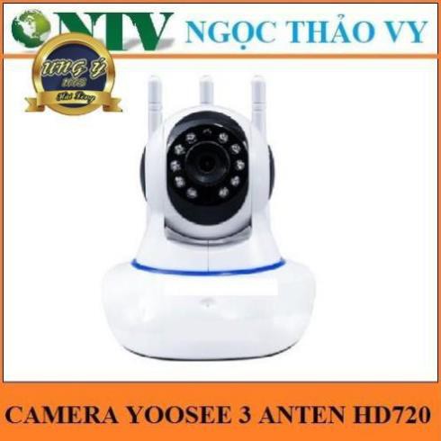 (Shopee trợ giá) Camera Yoosee 3 Anten IP Wifi HD720