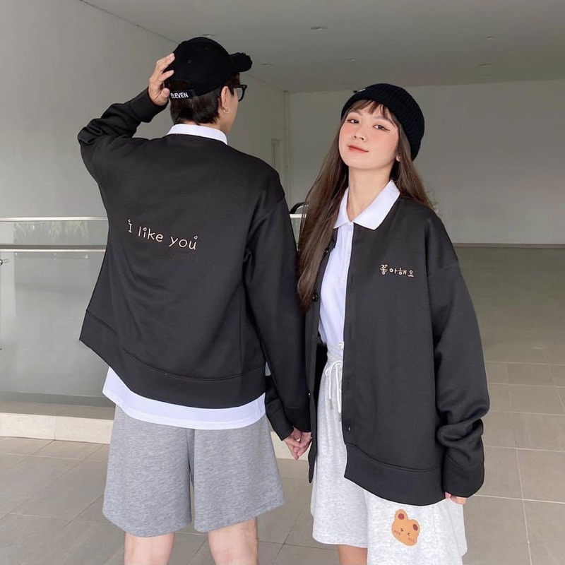 Áo Khoác Cardigan LIKE YOU nỉ bông - Nam nữ unisex/Áo khoác nỉ Ulzzang ❤️ Jaystoree