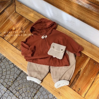 ÁO hoodie Hàn xẻng cho Bé