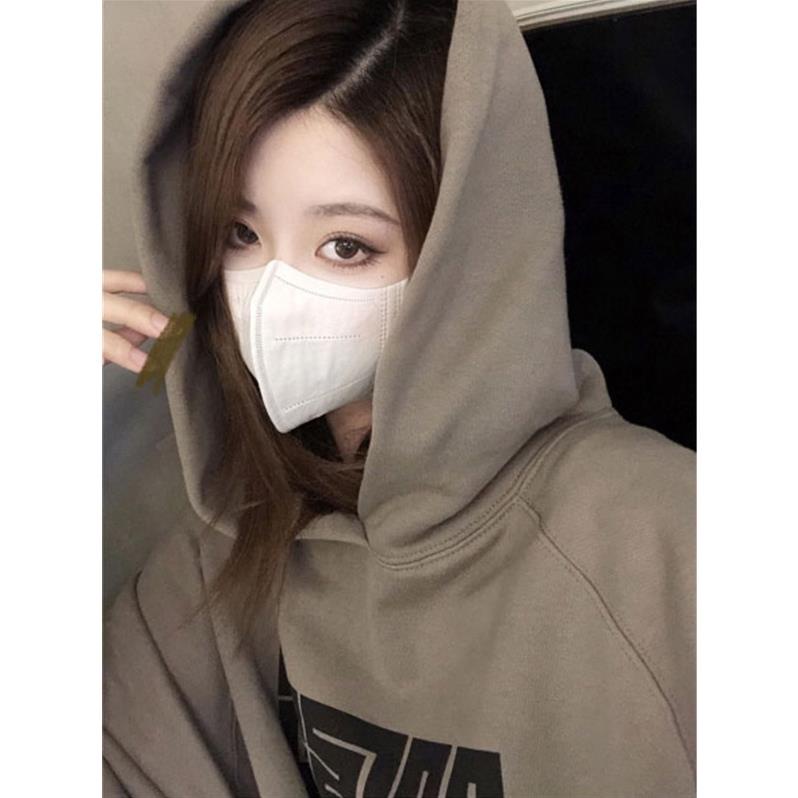 Áo Hoodie Dáng Rộng Phong Cách Retro Mỹ Cá Tính Cho Nữ | BigBuy360 - bigbuy360.vn