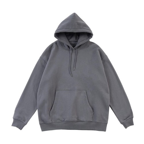 Áo khoác Hoodie nam trơn màu Xám Chì -  MAYLANSTORE