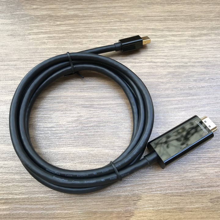 Cáp Mini DisplayPort To HDMI Dài 1,5M Chính Hãng Ugreen 10450