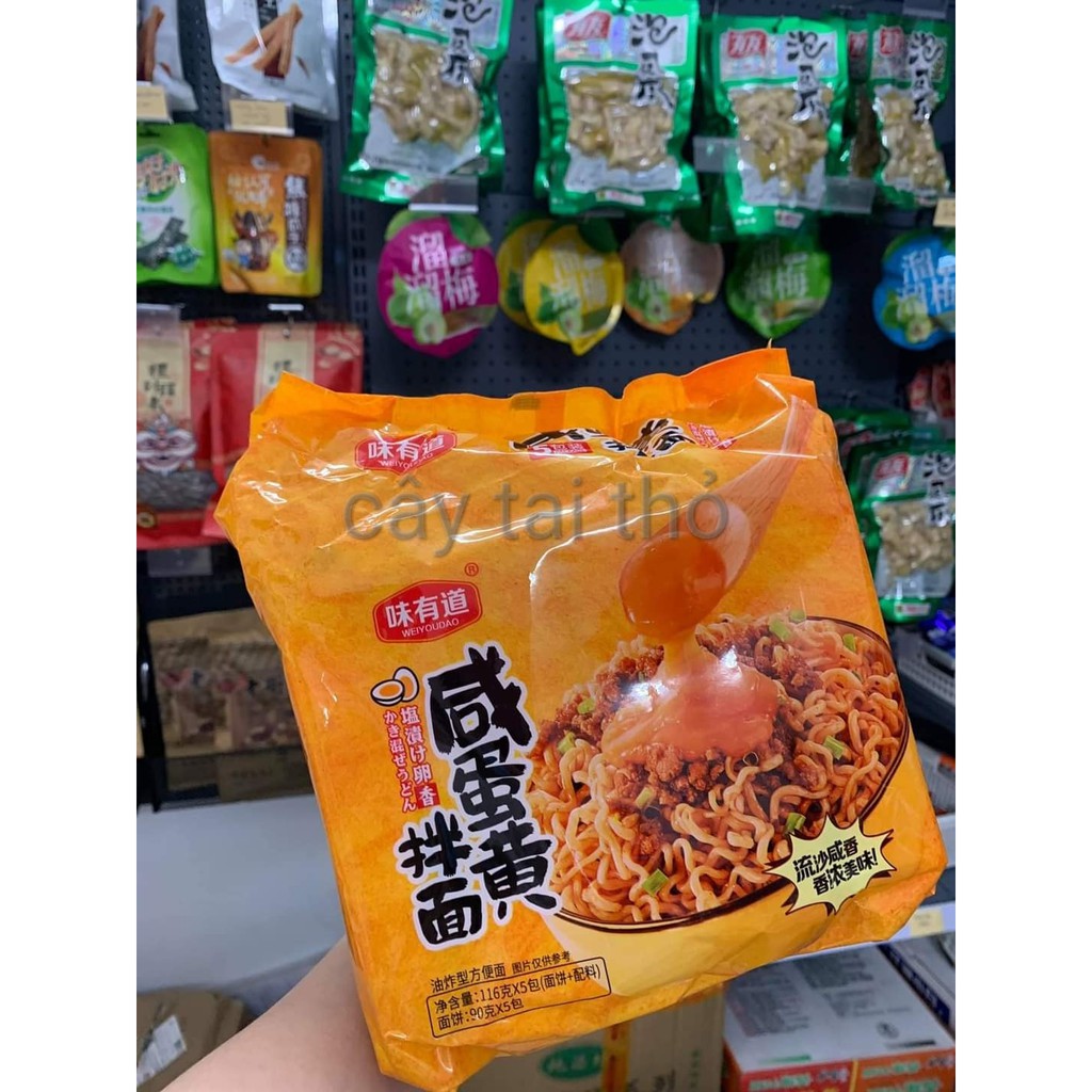 Mỳ trộn trứng muối