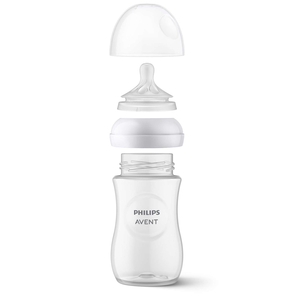 (Mẫu mới) Bình sữa Avent Natural Màu dung tích 125ml và 260ml