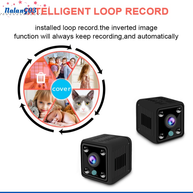 Camera Giám Sát An Ninh NA X6 Hd 1080p Kết Nối Wifi Có Tầm Nhìn Ban Đêm