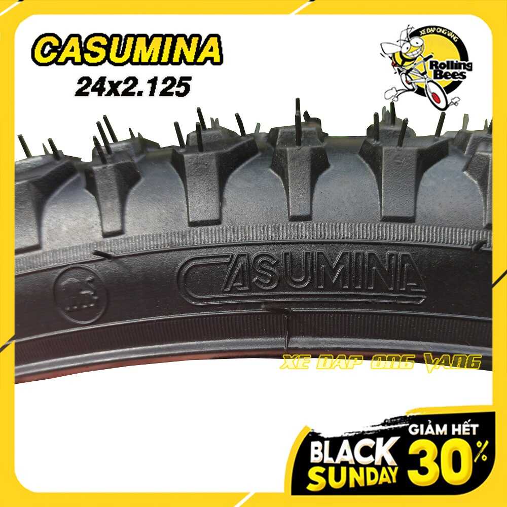 Săm, Ruột. Vỏ Lốp xe đạp 24x1.95 Chính hãng Casumina