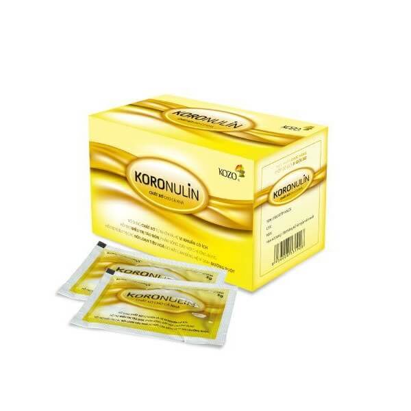 Bổ sung chất xơ KORONULIN- Bổ sung chất xơ cho cơ thể , chống táo bón - Dùng cho mọi lứa tuổi - hộp 20 gói