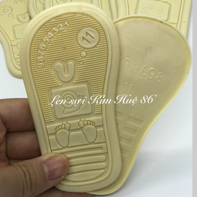 Đế giày nhựa cho bé