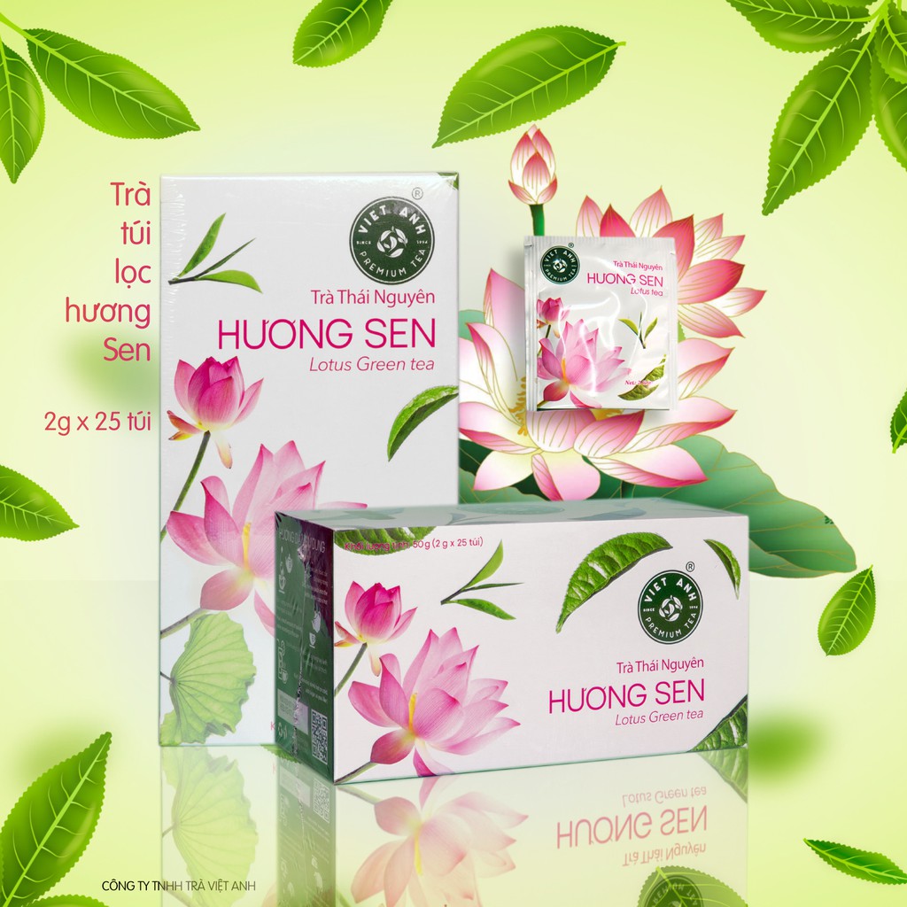 [GIÁ SOCK] Trà Sen Thái Nguyên túi lọc 50g/25túi | BigBuy360 - bigbuy360.vn