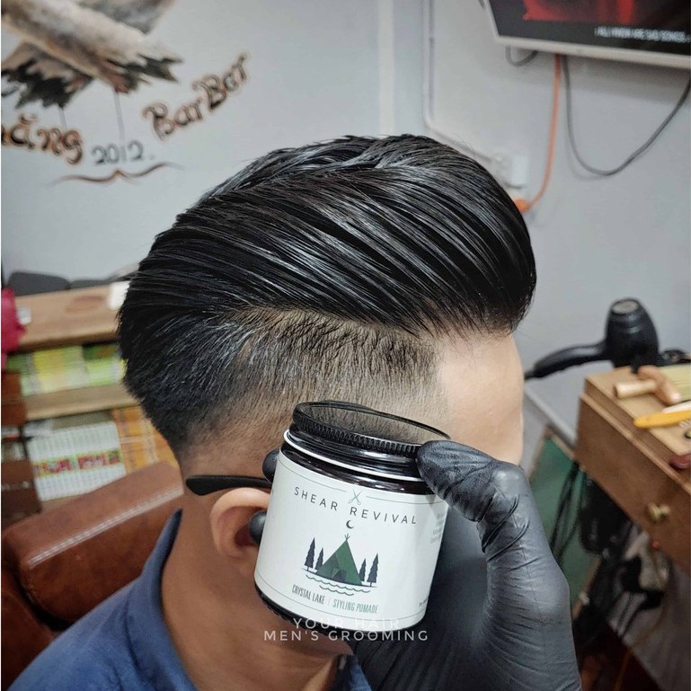 [Tặng Lược] Sáp vuốt tóc Shear Revial CRYSTAL LAKE STYLING POMADE - 96g - Chính hãng USA