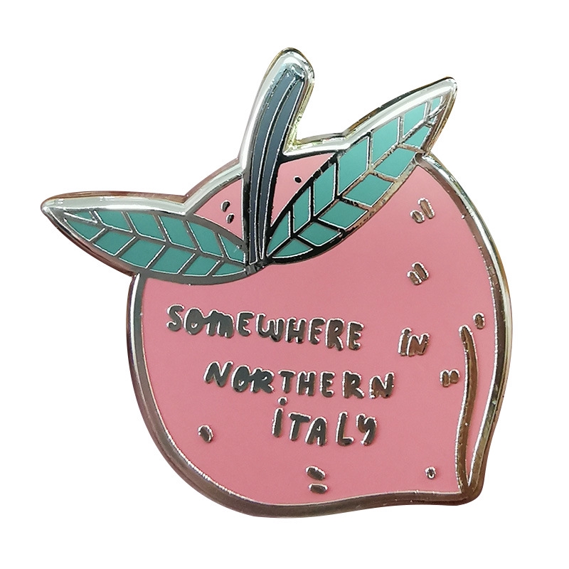 Huy Hiệu Câu Cá Kim Loại In Chữ call me by your name