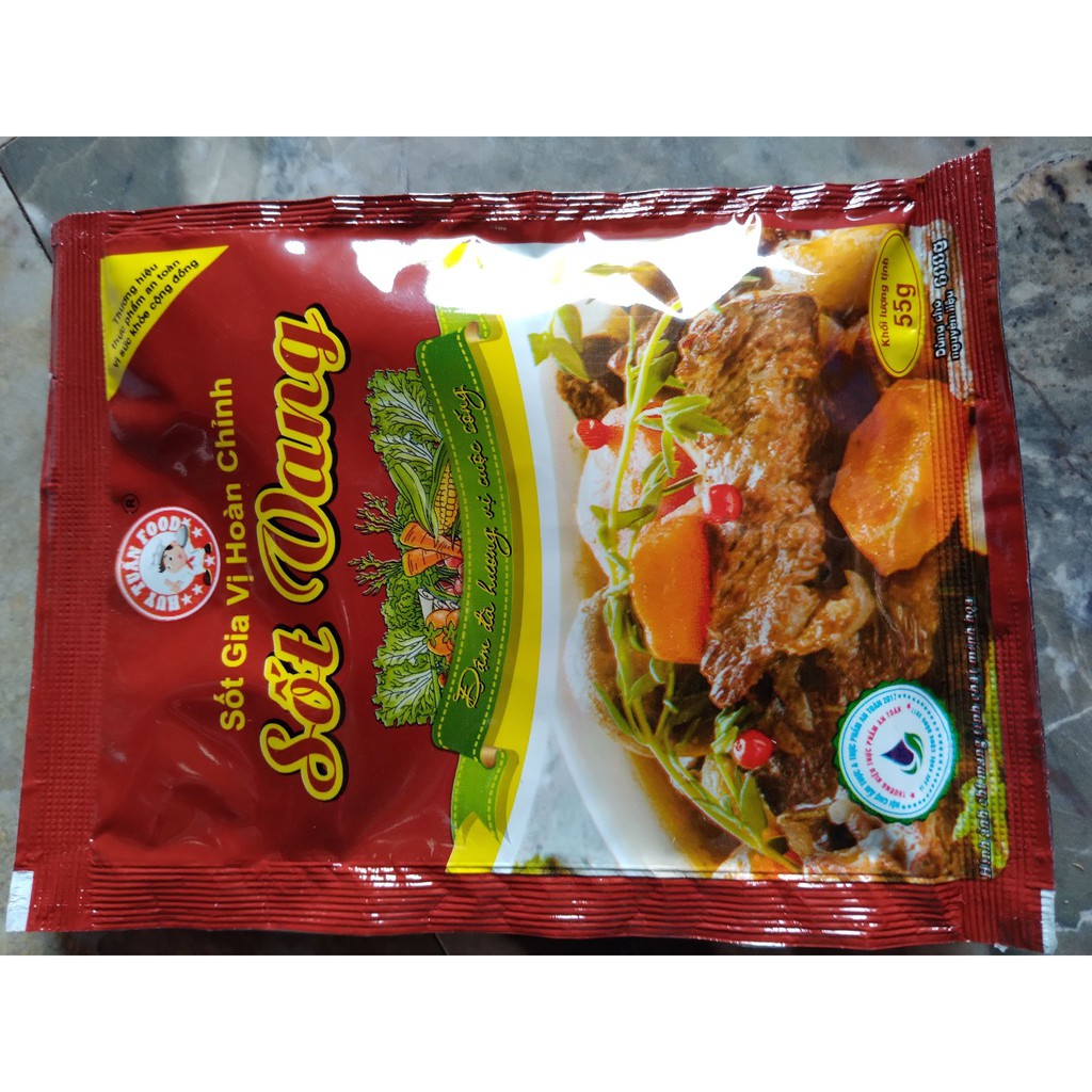 Xốt Gia Vị Hoàn Chỉnh SỐT VANG HUY TUẦN FOOD 50 GAM