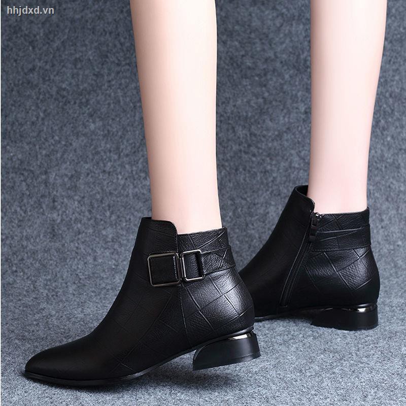 Giày Bốt Cổ Thấp Da Mềm Thời Trang 2020 Cho Nữ | BigBuy360 - bigbuy360.vn