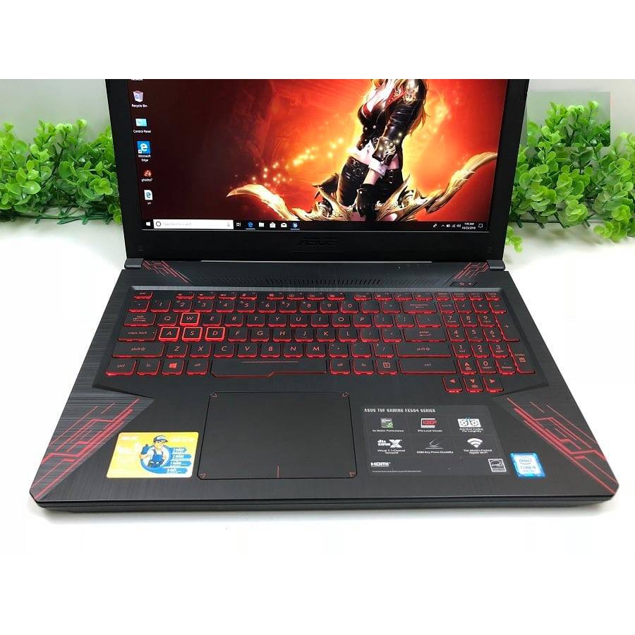 Máy Tính ASUS TUF Gaming FX504GD (Core I5-8300H 8CPU, Ram 8GB, SSD 128GB + 1TB, VGA GeForce GTX 1050)