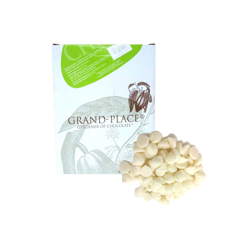 Socola Chip Đen/ Trắng Grand-Place  _ Socola nút Grand Place 75% 100g