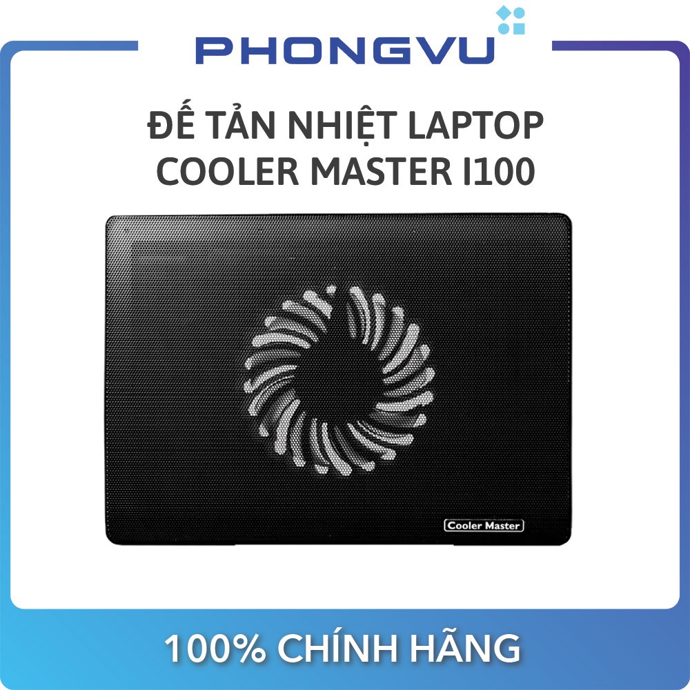 Tản nhiệt - Fan laptop CM I100 (Đen) - Bảo hành 12 tháng