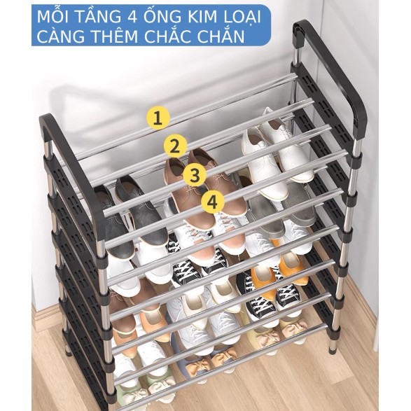 Kệ để giày dép 5 tầng có thể tháo rời